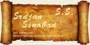 Srđan Sinobad vizit kartica